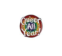 YOU ARE WITH ME Enamel Pins,Queer All Year Enamel Pins,Rainbow Lapel Pins,Nurse Doctor Medical Badge Pins,Funny Students