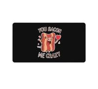 You Bacon Me Crazy Mouse Mat Pad Desk Mat Office Accessories 40X75cm