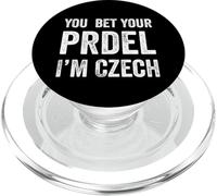 You Bet Your Prdel I'm Czech Funny Czech Republic Saying PopSockets PopGrip for MagSafe