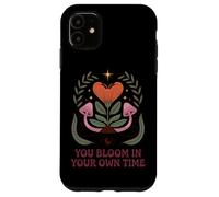 You Bloom In Your Own Time Positive Message Case for iPhone 11