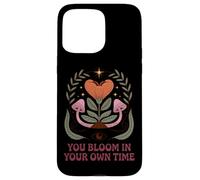 You Bloom In Your Own Time Positive Message Case for iPhone 15 Pro Max