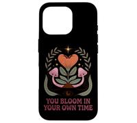 You Bloom In Your Own Time Positive Message Case for iPhone 16 Pro