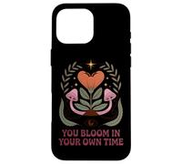 You Bloom In Your Own Time Positive Message Case for iPhone 16 Pro Max