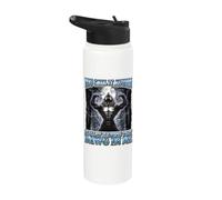 You Call It Autism I Call It Having that Dawg in Me Werewolf Stainless Steel Insulated Water Bottle