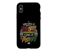 You Call It Reggae I Call It Therapy Lion Sound System Rasta Case for iPhone X/XS