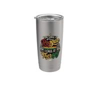 You Call It Reggae I Call It Therapy Lion Sound System Rasta Stainless Steel Insulated Tumbler