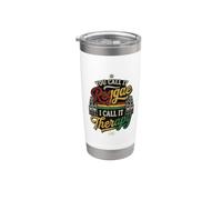 You Call It Reggae I Call It Therapy Lion Sound System Rasta Stainless Steel Insulated Tumbler