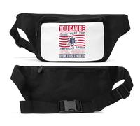 You can be Sure that the American Spirit Will Prevail Over This Tragedy Unisex Waist Bag Black