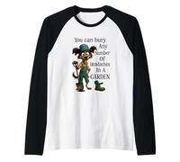 You Can Bury Any Number of Headaches Raglan Baseball Tee