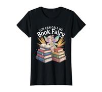 You Can Call Me Book Fairy Reading Magical Hobby ||- Value Graphic T-Shirt, Women, Black, S