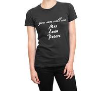 You Can Call Me Mrs Evan Peters T-Shirt (Black, M)