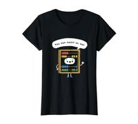 You Can Count On Me Cute Abacus Math Teacher Pun Value Graphic T-Shirt, Women, Black, L