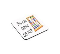 You Can Count On Me Mug & Coaster Accountant Birthday Christmas Coffee Gift Set