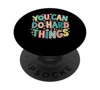 You Can Do Hard Things Motivational Student Learning PopSockets Adhesive PopGrip