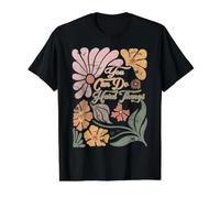 You Can Do Hard Things Shirt Boho Back to School First Day Value Graphic T-Shirt, Men, Black, L