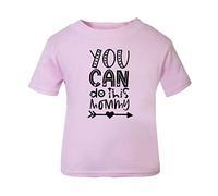 You can do This Mommy Statement [BBY5] Short Sleeve Cotton Toddler t Shirt, 3-4 Years, Pastel Pink