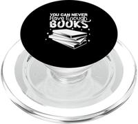You Can Never Have Enough Books Book Reader Bookworm PopSockets PopGrip for MagSafe