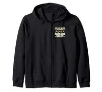 You Can Never Have Enough Parkour Skills Funny Freerun Humor Zip Hoodie