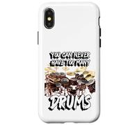 You can never have too many Drums | Drummer Drum Case for iPhone X/XS