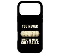 You Can Never Have Too Many Golf Balls - Funny Golfers Gift Case for iPhone 17 Pro Max