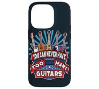 You Can Never Have Too Many Guitars Guitar Players Guitarist Case for iPhone 14 Pro