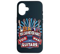 You Can Never Have Too Many Guitars Guitar Players Guitarist Case for iPhone 16