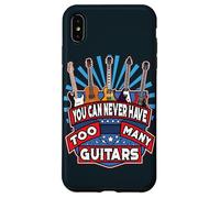 You Can Never Have Too Many Guitars Guitar Players Guitarist Case for iPhone XS Max