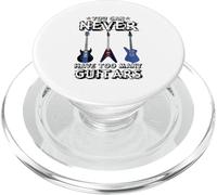 You Can Never Have Too Many Guitars Music Funny PopSockets PopGrip for MagSafe