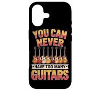You Can Never Have Too Many Guitars Music Lover Rock Vibes Case for iPhone 17