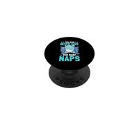 You Can Never Have Too Many Naps Cute Cat Sleeping PopSockets Adhesive PopGrip