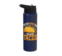 You Can Never Have Too Many Tacos Cinco De Mayo Stainless Steel Insulated Water Bottle