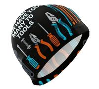 You Can Never Have Too Many Tools Swimming caps for Unisex Adults Short Hair Waterproof Swim Cap for Women Hair Protection and Drag Reduction