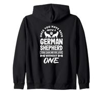 You Can Never Live Without a German Shepherd Zip Hoodie