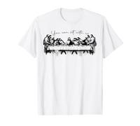 You Can Sit with Us Christian Faith Art Last-Supper Tee Value Graphic T-Shirt