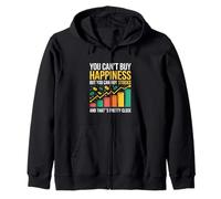 You Can’t Buy Happiness But You Can Buy Stocks Chart Zip Hoodie