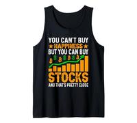 You Can’t Buy Happiness But You Can Buy Stocks Funny Trader Tank Top