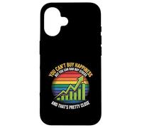 You Can’t Buy Happiness But You Can Buy Stocks Retro Chart Case for iPhone 16
