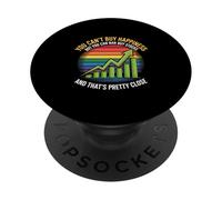You Can’t Buy Happiness But You Can Buy Stocks Retro Chart PopSockets Adhesive PopGrip