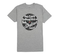 You Can´t Go Wrong Cotton T-Shirt Bob Dylan Grey XXS