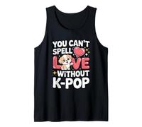 You Can’t Spell Love Without K-Pop Kawaii Puppy Lover Tank Top
