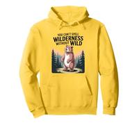 You Can’t Spell Wilderness Without Wild Cute Bear Design Pullover Hoodie