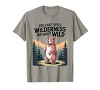 You Can’t Spell Wilderness Without Wild Cute Bear Design T-Shirt