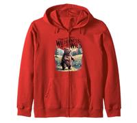 You Can’t Spell Wilderness Without Wild Cute Bear Design Zip Hoodie