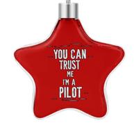 You Can Trust Me I'm A Pilots Christmas Hanging Decor Star Ornament