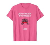 You Cannot Be Serious John McEnroe Funny Tennis T Shirt SW1 T-Shirt, Men, Pink Heather, Large