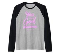 You Cannot Serve God and Mammon Matthew 6:24 Scripture Faith Raglan Baseball Tee