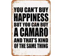 You Can't Buy Happiness But You Can Buy A Camaro Vintage Look Metal Sign Wall Sign 20x30 cm