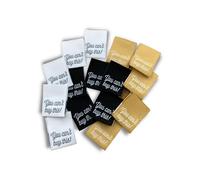 "You can't buy this" Woven Label Package Handmade with Love Sewn Sew On Web Label Made with Love