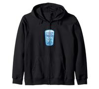 You Can't Drink Data anti-ai no data center Zip Hoodie