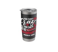 You Can't Fix Crazy Coding Icd Assistant Medical Coder Stainless Steel Insulated Tumbler